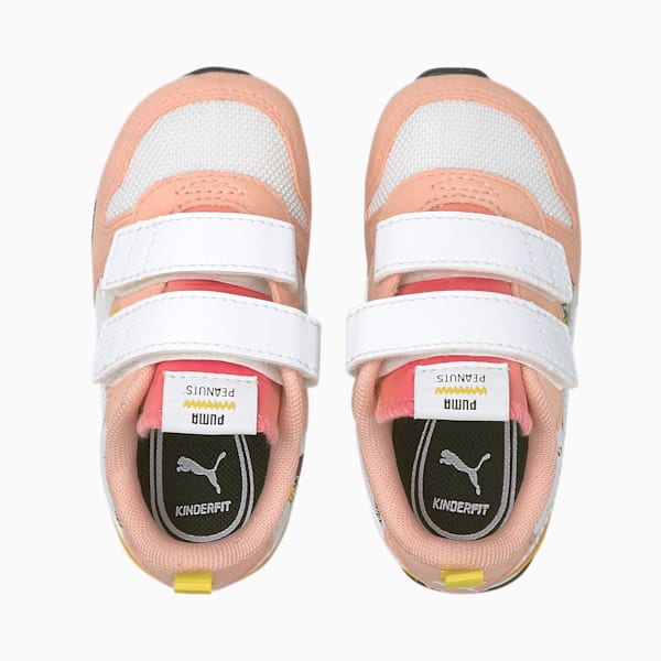 PUMA x PEANUTS R78 Toddler Shoes, Apricot Blush-Puma White-Maize, extralarge