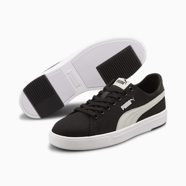 Serve Pro Lite CV Shoes, Puma Black-Gray Violet-Puma Silver-Puma White, extralarge-IND