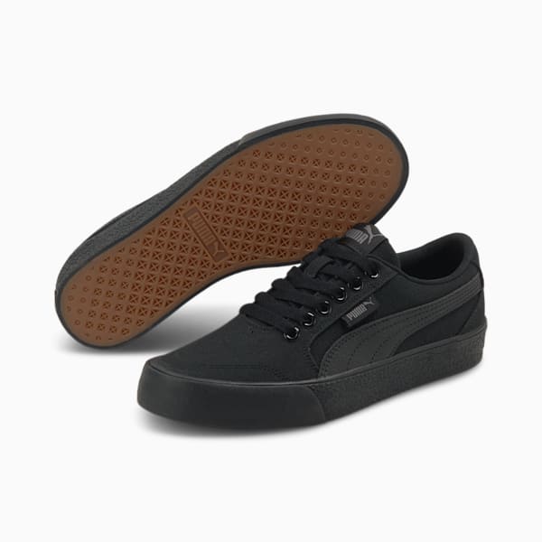 C-Skate Vulc Youth Shoes, Puma Black-Puma Black, extralarge-IND