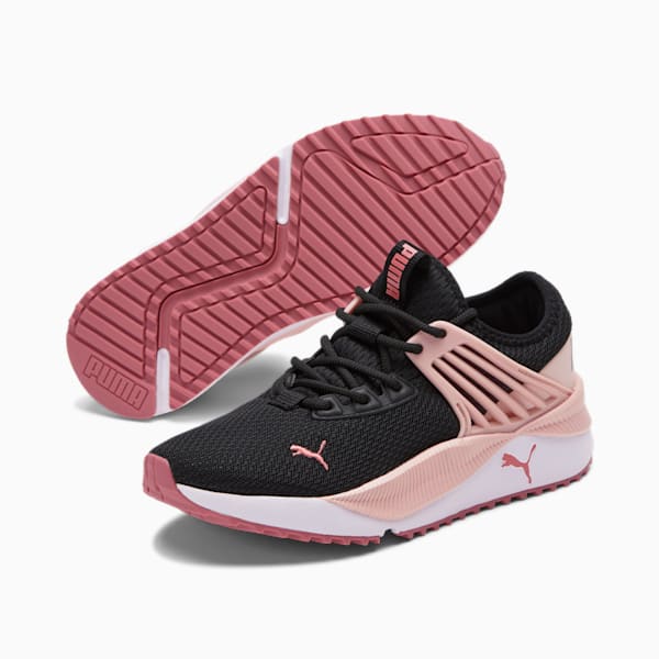 Zapatillas Pacer Future para niños grandes, Puma Black-Lotus, extralarge