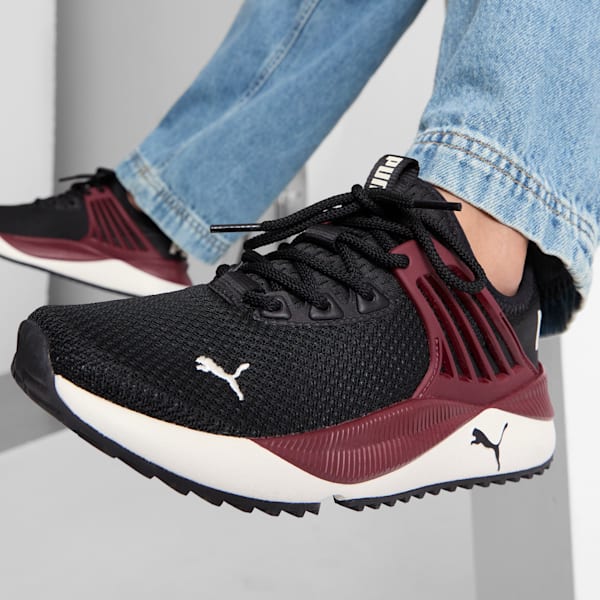 Pacer Future Sneakers Big Kids, PUMA Black-Intense Red-Warm White, extralarge