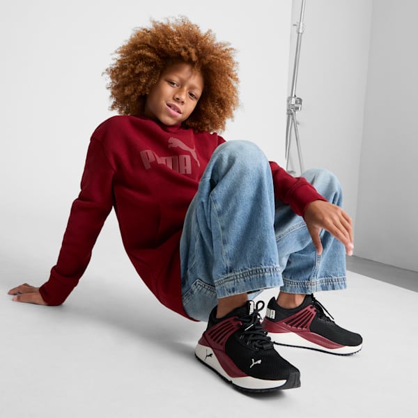 Pacer Future Sneakers Big Kids, PUMA Black-Intense Red-Warm White, extralarge