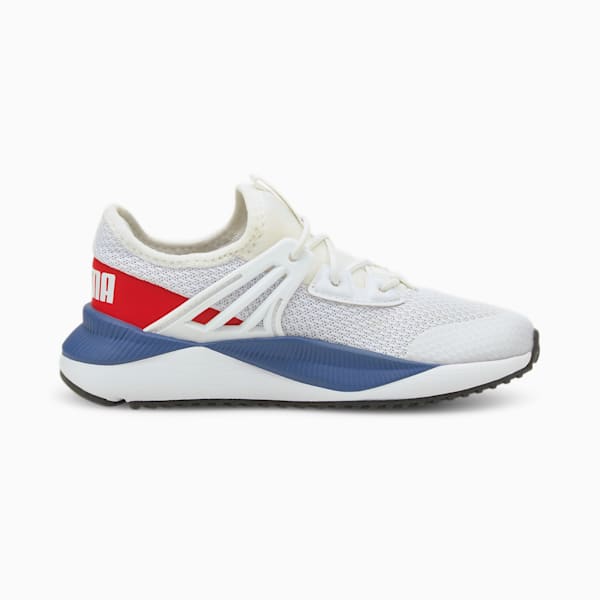 Pacer Future Little Kids' Sneakers, Puma White-High Risk Red, extralarge