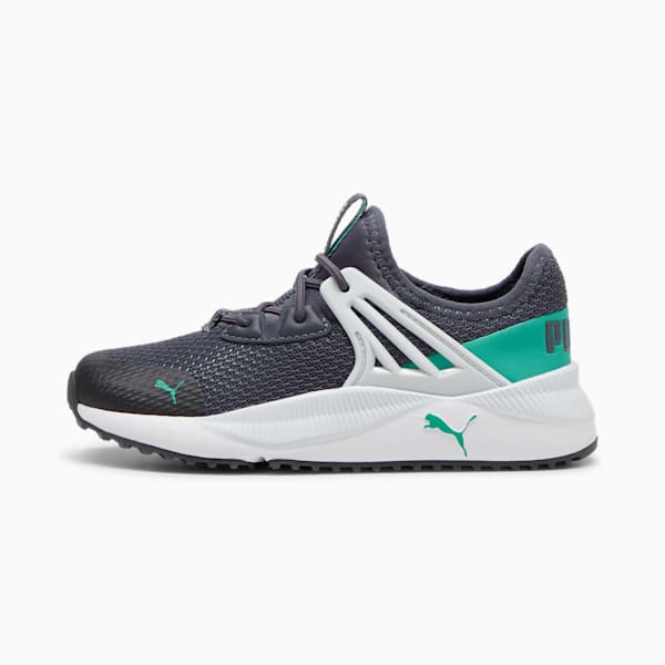 Tenis para infantes Pacer Future, Galactic Gray-Silver Mist-Jade Frost-PUMA White, extralarge