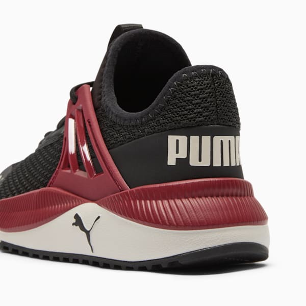 Pacer Future Little Kids' Sneakers, PUMA Black-Intense Red-Warm White, extralarge