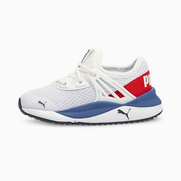 Chaussures Pacer Future Bébé, Puma White-High Risk Red, extralarge