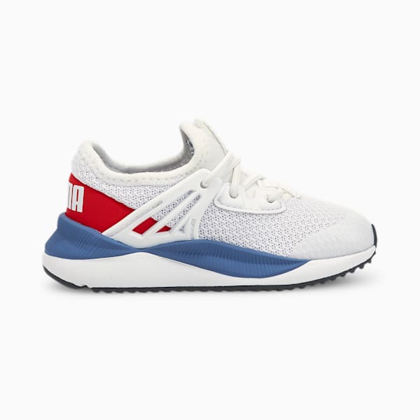 Chaussures Pacer Future Bébé, Puma White-High Risk Red, extralarge