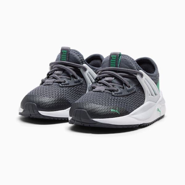 Pacer Future Toddler Shoes, Galactic Gray-Silver Mist-Jade Frost-PUMA White, extralarge