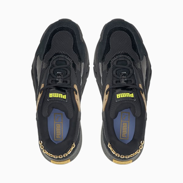 Hedra Dark Dream Women's Shoes, Puma Black-Nrgy Yellow-Puma Team Gold, extralarge-IND
