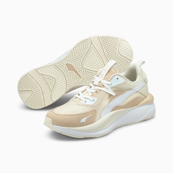 Tenis RS-Curve Tones para mujer, Marshmallow-Shifting Sand-Eggnog, extralarge