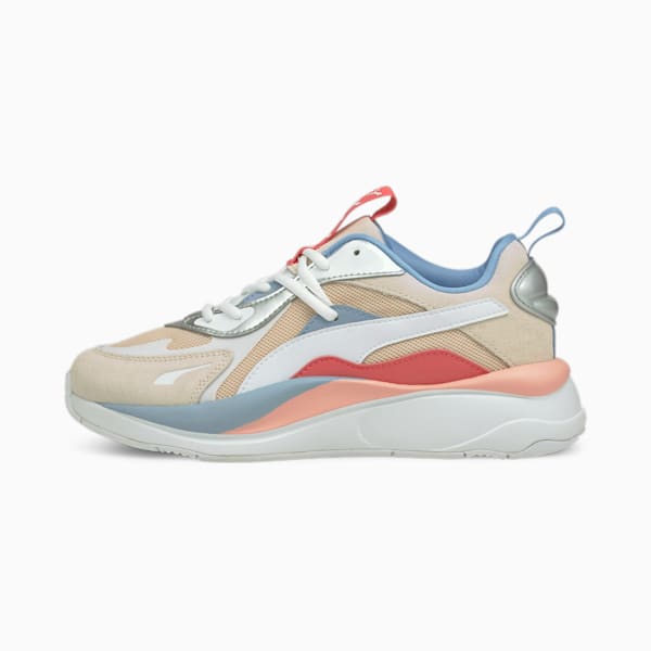 Tenis RS-Curve Aura para Mujer, Shifting Sand-Eggnog-Puma Silver, extralarge