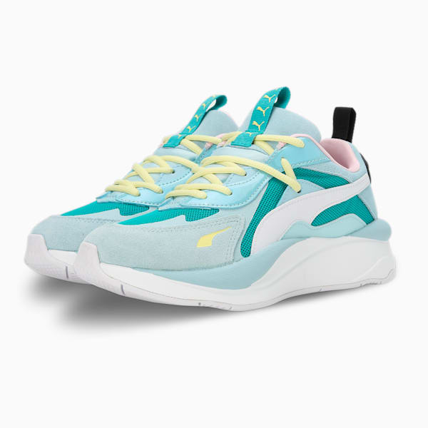 RS-Curve Aura Women's Sneakers, Viridian Green-Puma White-Aquamarine, extralarge-IND