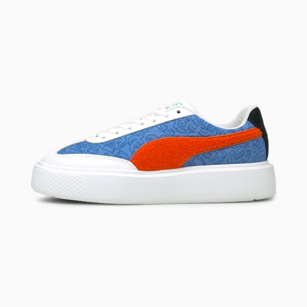 PUMA x MR. DOODLE Oslo Maja Women's Sneakers, Ultramarine-American Beauty-Puma White, extralarge