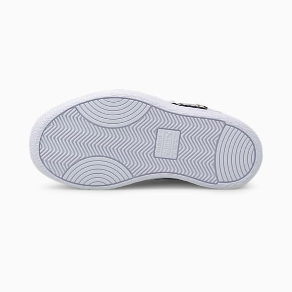 PUMA x PEANUTS Ralph Sampson Little Kids' Shoes, Puma White-Puma Black, extralarge