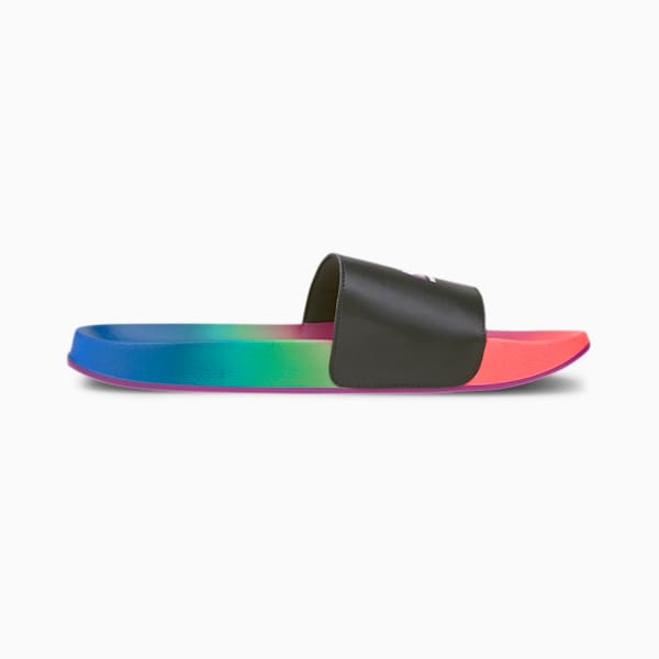 Pride Leadcat Slides, Puma Black-Puma White, extralarge