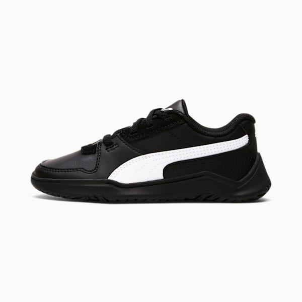 DC Past Little Kids' Shoes, Puma Black-Puma White, extralarge