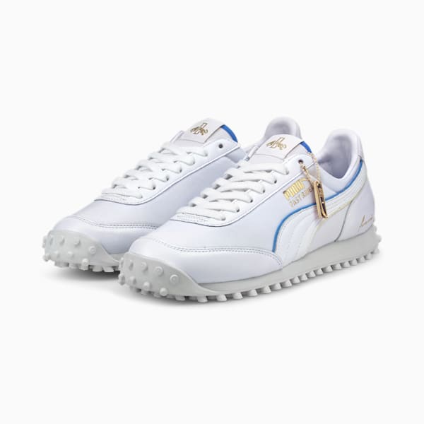 Fast Rider Rudolf Dassler Legacy Men's Sneakers, Puma White-Vaporous Gray, extralarge