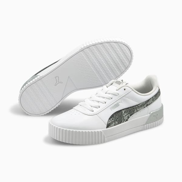 Carina Untamed Women's Sneakers, Puma White-Puma Silver, extralarge