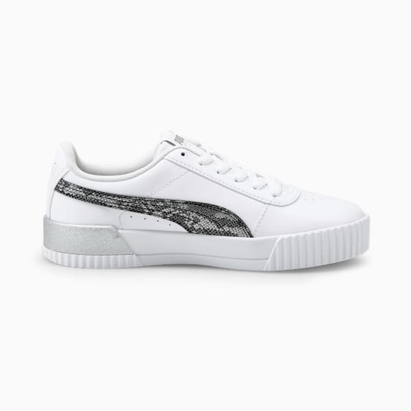 Carina Untamed Women's Sneakers, Puma White-Puma Silver, extralarge