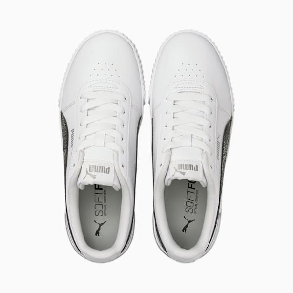 Carina Untamed Women's Sneakers, Puma White-Puma Silver, extralarge