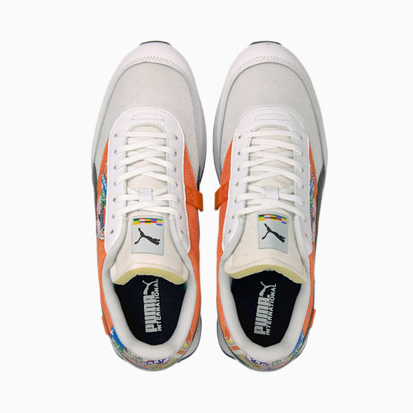 Future Rider INTL Game Men's Sneakers, Puma White-Tigerlily, extralarge
