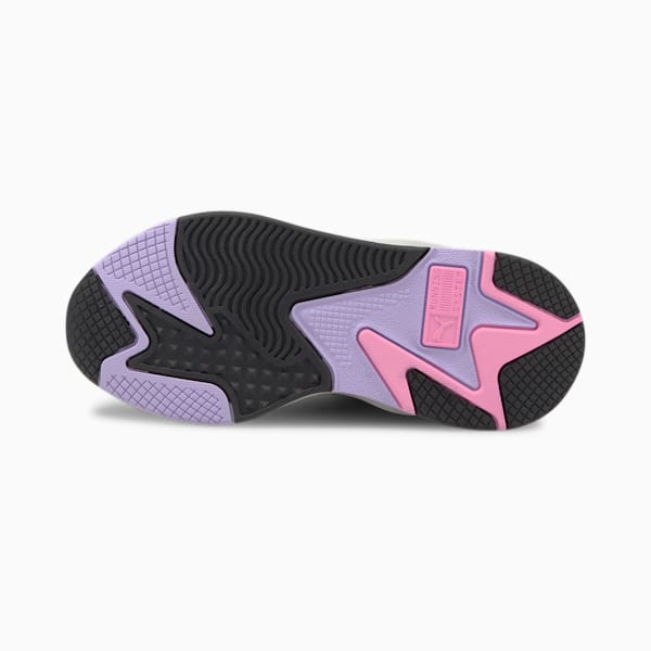 RS-X³ Twill Air Mesh Sneakers JR, Gray Violet-Puma White, extralarge