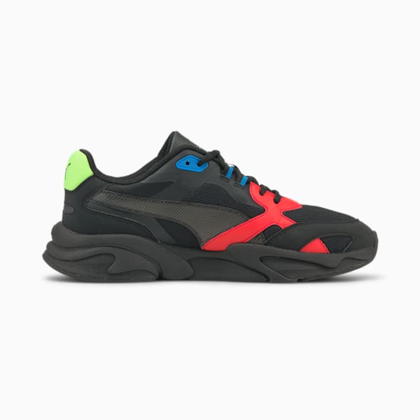 X-Ray Millenium Men's Sneakers, Puma Black-Puma Black-Grenadine-Green Flash-Future Blue, extralarge-IND