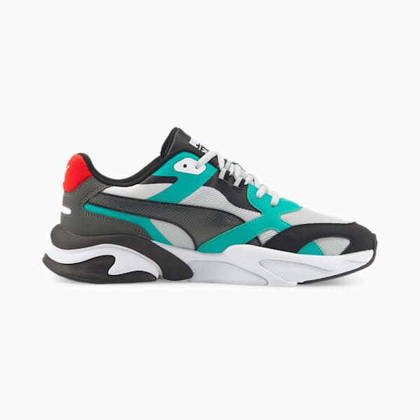 X-Ray Millennium Sneakers, Harbor Mist-Puma Black-Dark Shadow-Spectra Green, extralarge