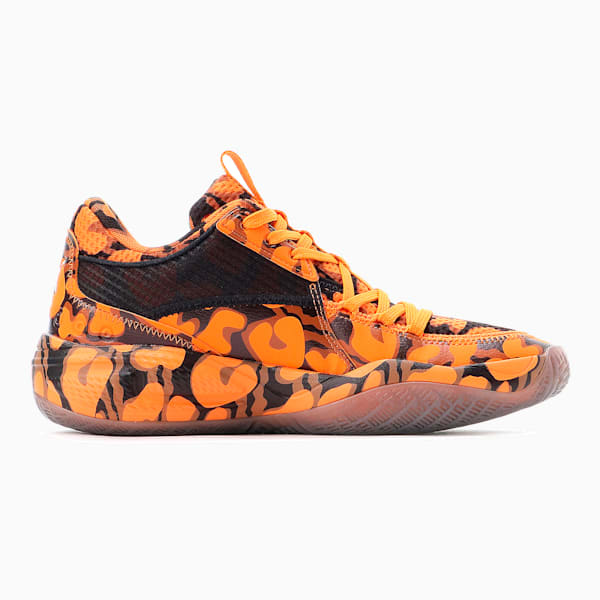 High Court Court Rider Maverick Women's Basketball Shoes, Vibrant Orange-Puma Black, extralarge