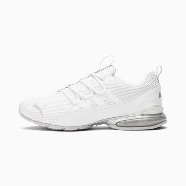 Chaussures de course à pied Riaze Prowl Mod Femme, Puma White-Puma Silver, extralarge