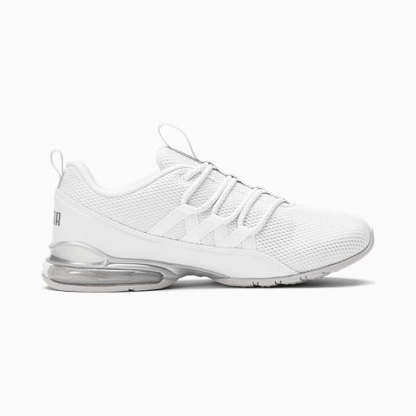 Chaussures de course à pied Riaze Prowl Mod Femme, Puma White-Puma Silver, extralarge