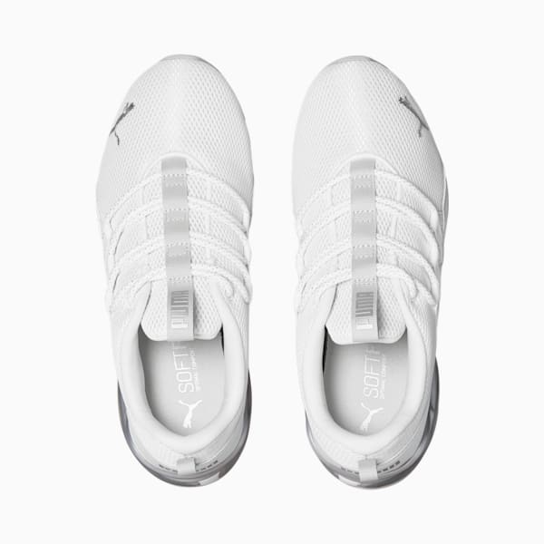Chaussures de course à pied Riaze Prowl Mod Femme, Puma White-Puma Silver, extralarge