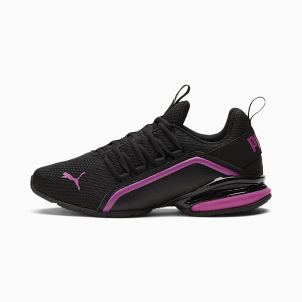 Axelion Metallic Women's Training Shoes, Puma Black-Deep Orchid, extralarge