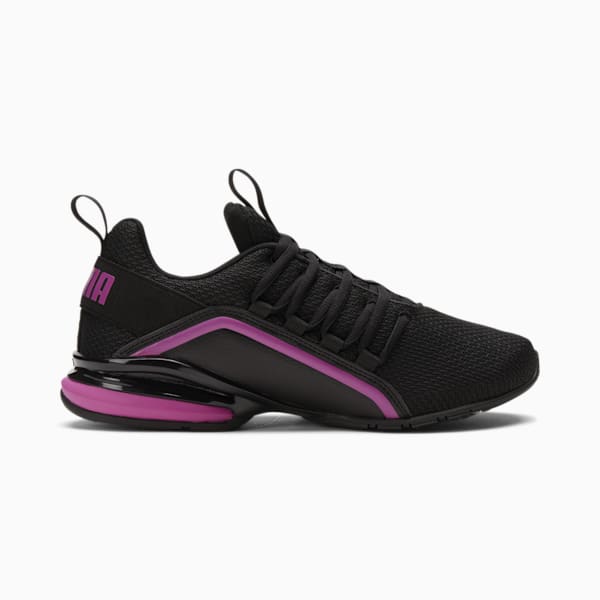 Axelion Metallic Women's Training Shoes, Puma Black-Deep Orchid, extralarge