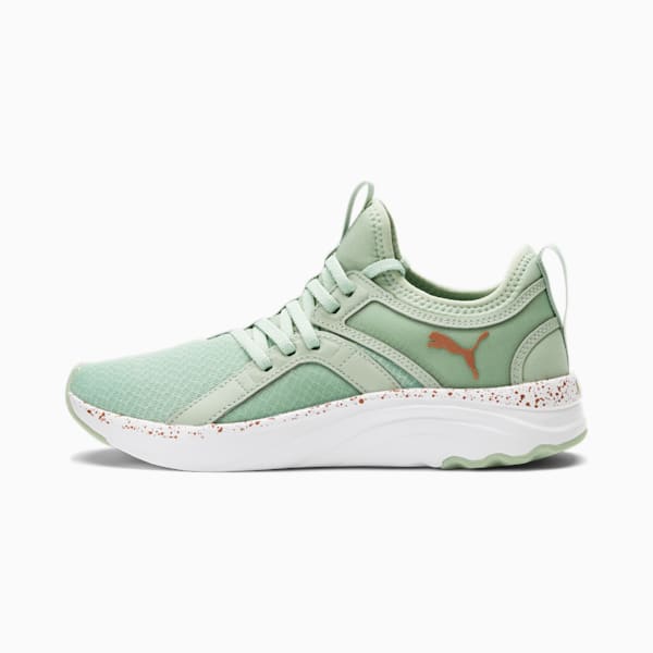 Green womens puma shoes clearance