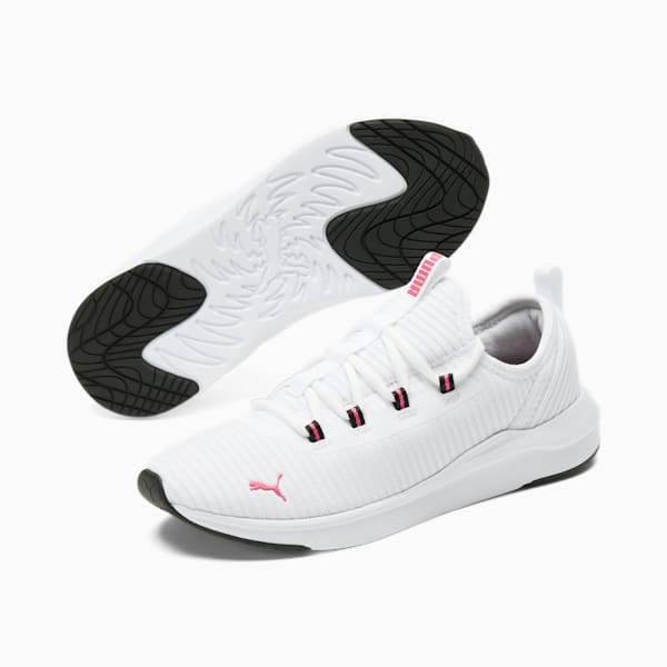 Softride Finesse Sport Women's Running Shoes, PUMA White-Sunset Pink, extralarge