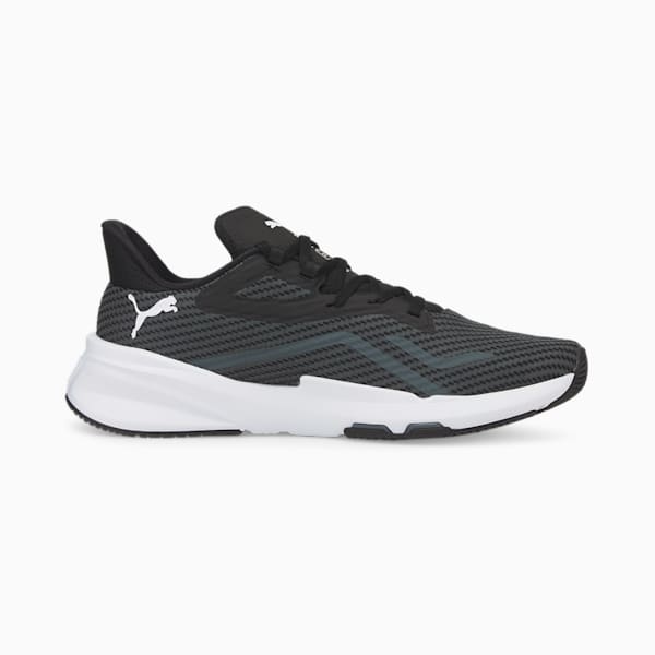 PWRFrame Men's Training Shoes, Puma Black-Puma White, extralarge-IND
