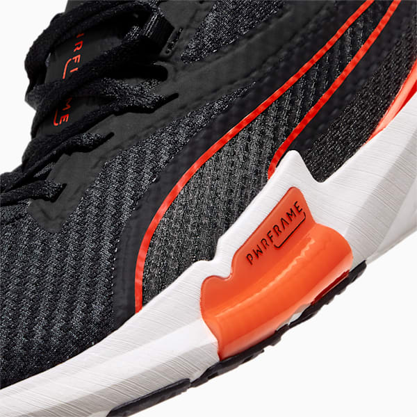 PWRFrame Men's Training Shoes, Puma Black-Cherry Tomato, extralarge-IND