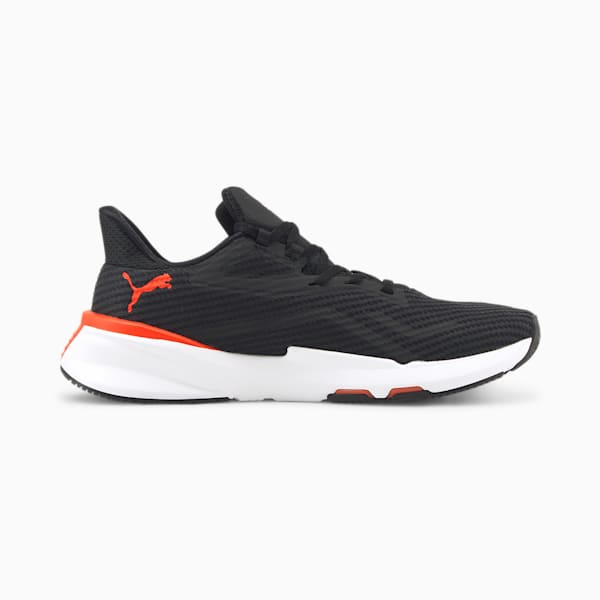 PWRFrame Men's Training Shoes, Puma Black-Cherry Tomato, extralarge-IND