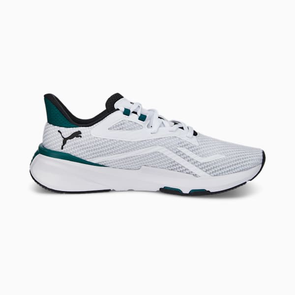 PWRFrame Men's Training Shoes, Puma White-Varsity Green