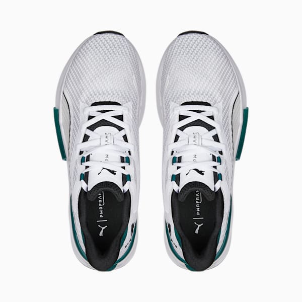 PWRFrame Men's Training Shoes, Puma White-Varsity Green, extralarge-AUS