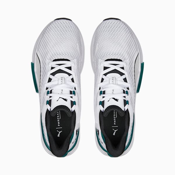 PWRFrame Men's Training Shoes, Puma White-Varsity Green
