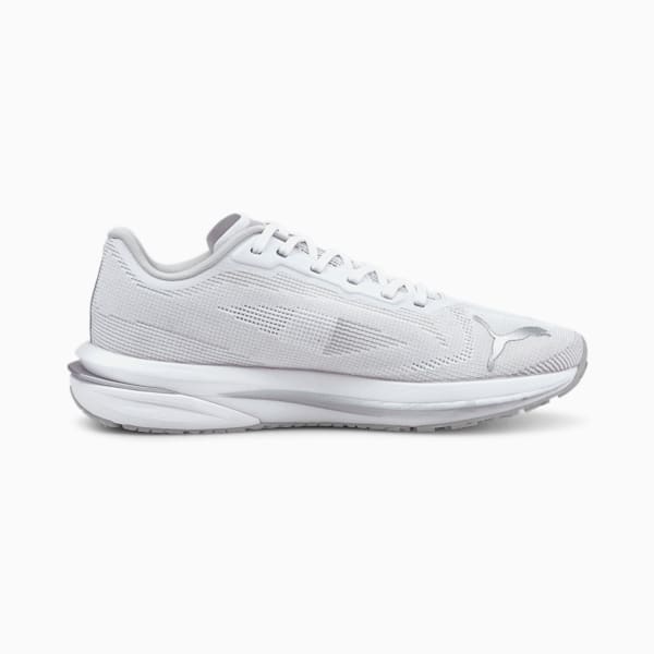 Velocity Nitro Cool Adapt Women's Running Shoes, Puma White-Puma Silver, extralarge-IND