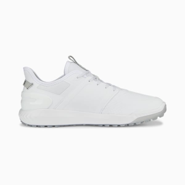 IGNITE ELEVATE Golf Shoes Men, PUMA White-PUMA Silver, extralarge