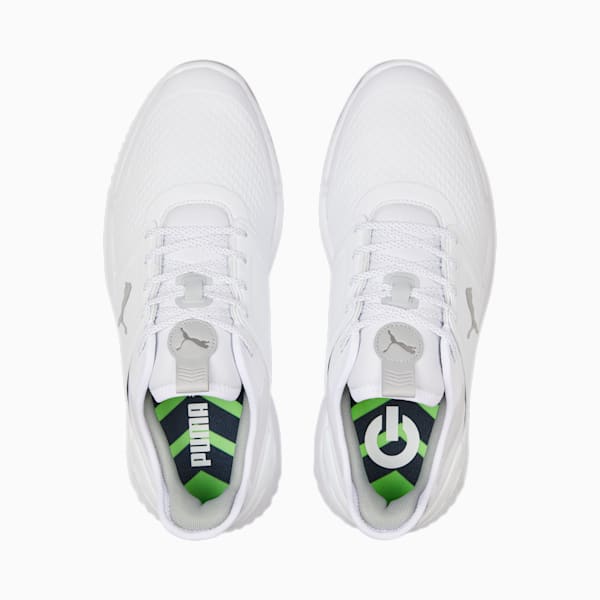 IGNITE ELEVATE Golf Shoes Men, PUMA White-PUMA Silver, extralarge-GBR