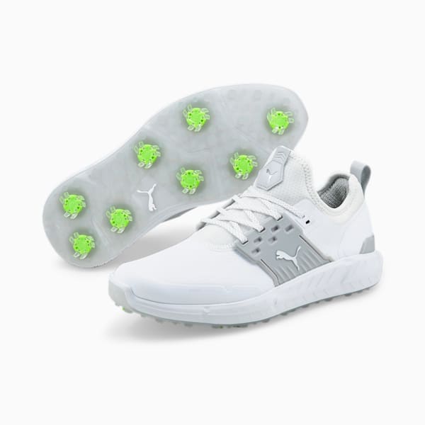 IGNITE ARTICULATE Men's Golf Shoes, Puma White-Puma Silver-High Rise