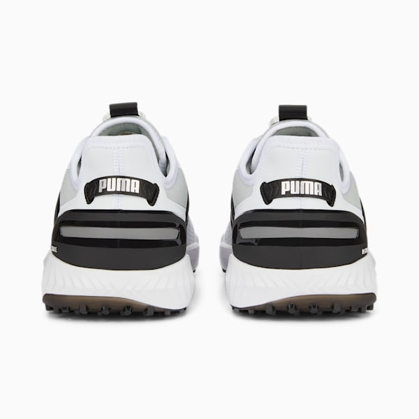 メンズ ゴルフ イグナイト エレベート スパイクレス シューズ, PUMA White-PUMA Black-PUMA Silver, extralarge-JPN