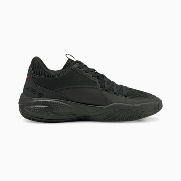 Court Rider Pop Basketball Shoes, Puma Black-Bluemazing, extralarge