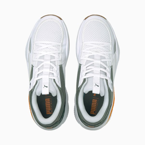 Zapatos para básquetbol Court Rider Pop, Puma White-Vibrant Orange