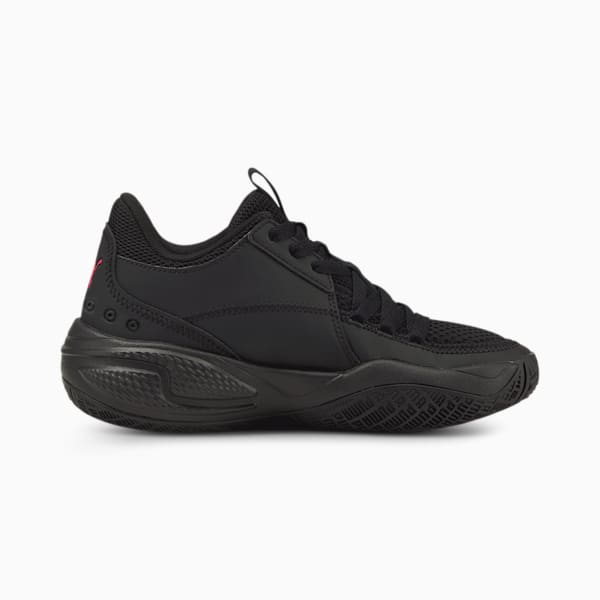 Court Rider Pop Unisex Sneakers, Puma Black-Bluemazing, extralarge-IND